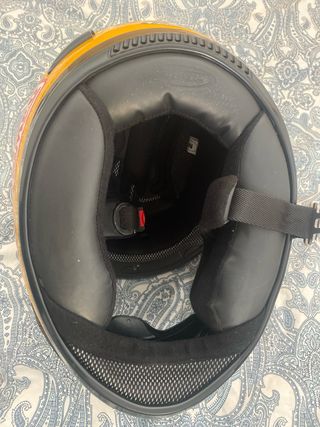 Casco HJC Integral Amarillo Dibujo
