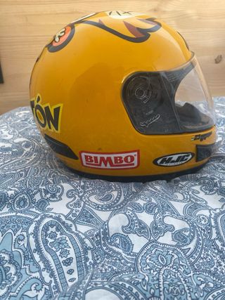 Casco HJC Integral Amarillo Dibujo