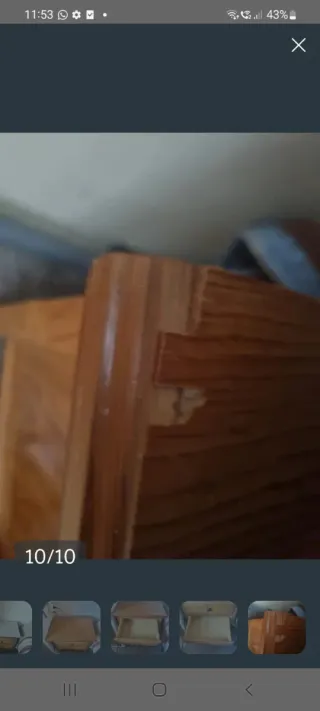 2 Mesitas de noche pino