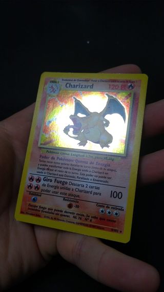 Charizard Holo Base Set Español NM