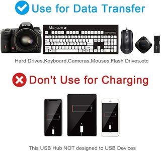 LOBKIN Hub, 7 en 1 Hub con Interruptor Multiplicad