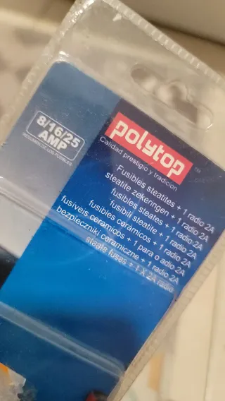 9 Fusibles Steatite 2A Polytop 1 para Radio