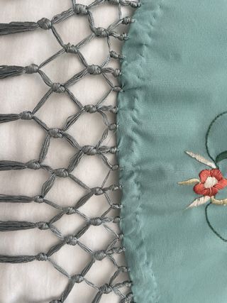 Mantoncillo Flamenco Ricamato Multicolore