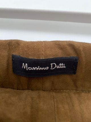 Falda Massimo Dutti ante marrón