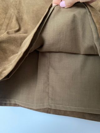 Falda Massimo Dutti ante marrón