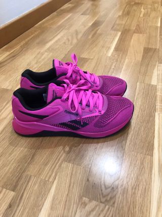 Zapatillas deportivas Reebok rosas y negras