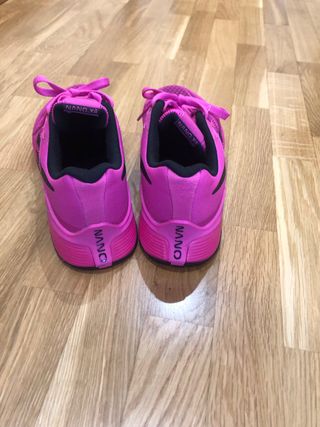 Zapatillas deportivas Reebok rosas y negras