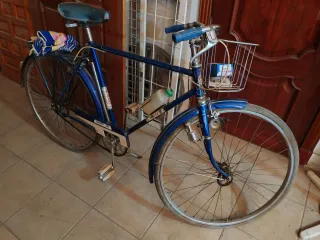 Gac Mobylette Bicicleta Clásica Azul