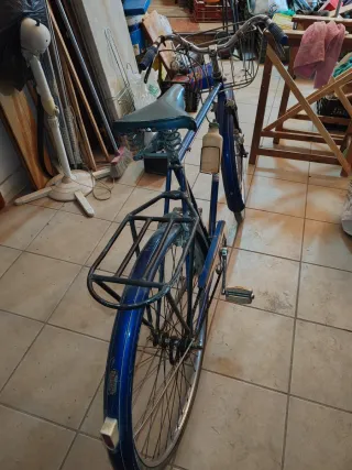 Gac Mobylette Bicicleta Clásica Azul