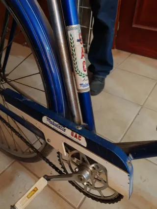 Gac Mobylette Bicicleta Clásica Azul