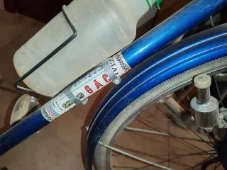 Gac Mobylette Bicicleta Clásica Azul