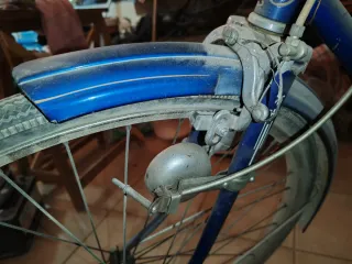 Gac Mobylette Bicicleta Clásica Azul