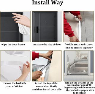 Puerta mosquitera para Gatos, iFCOW Puerta mosquit