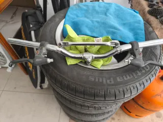 Manillar Doble Altura Cromado