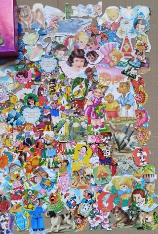 Cromos troquelados infantiles +230 variados