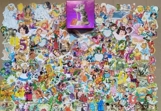 Cromos troquelados infantiles +230 variados
