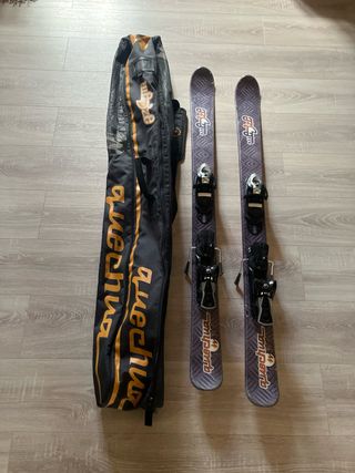 Esquís Wedze Mini 130 cm con fijacion C610 y funda