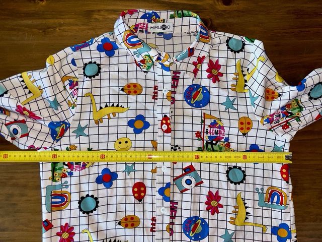 Camisa Mimusso Estampada Retro Talla L