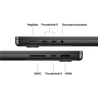 MacBook Pro 14 M5 Pro 24GB 1TB 16-Core GPU Negro