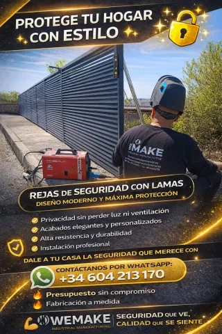 Rejas de seguridad metálicas