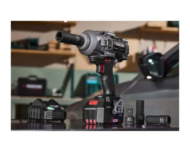 Llave Impacto Parkside 20V Performance + Maletín