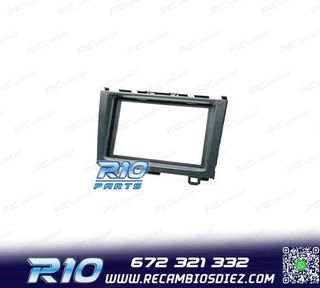 MARCO NEGRO RADIO 2-DIN PARA HONDA CR-V 07-11