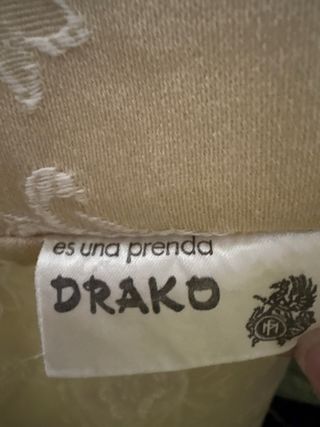 Funda de colchón marfil y oro