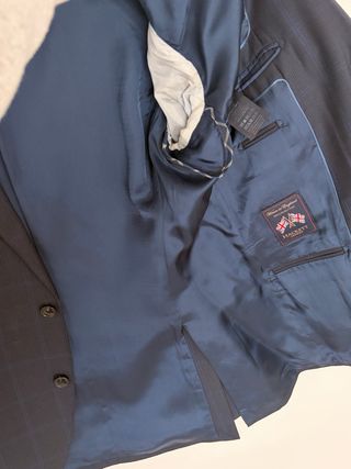 Hackett Blazer Talla M (38R) Cuadros Azul