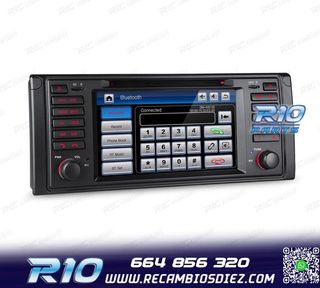 RADIO NAVEGADOR 7" BMW SERIE 5 E39 95-03 USB GPS TACTIL HD