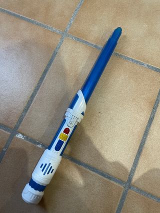 Espada de Juguete Star Wars Azul plegable con luz