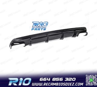 DIFUSOR MERCEDES CLA C117 AMG 13-15 LOOK CLA45 NEGRO BRILLO