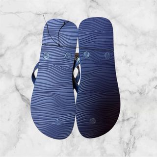 Chanclas Olaian Azul y Naranja Talla 37