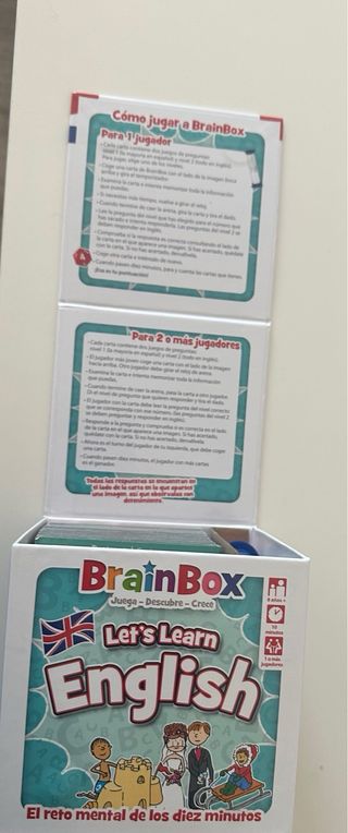 BrainBox Let's Learn English Juego Niños