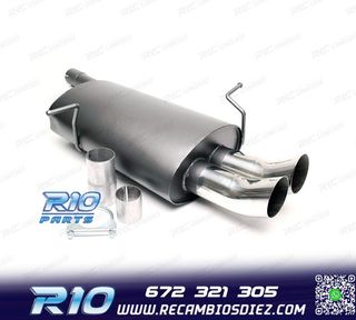 SILENCIOSO ESCAPE BMW SERIE 3 E46 1998-2001 x2 DTM