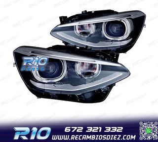 FAROS BMW F20 F21 10-14 XENON LED FONDO NEGRO