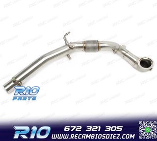 SUPRESOR DOWNPIPE VOLKSWAGEN VW GOLF 8 20- ACERO