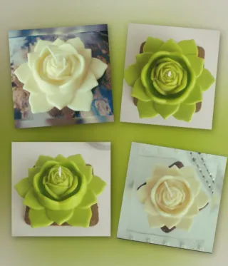 Candele decorative e aromatiche (fatte a mano)