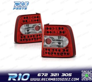 PILOTOS VOLKSWAGEN VW PASSAT 3B 96-00 LED FONDO ROJO