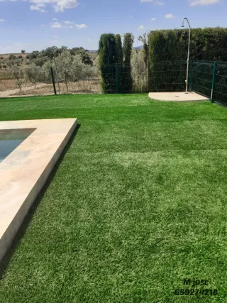 Instalación césped artificial
