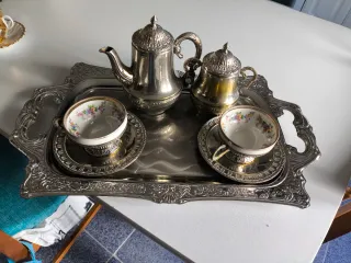 Juego de café Tú y Yo plata