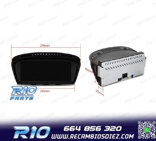 RADIO GPS ANDROID 14 BMW SERIE 3 E90 E91 E92 E93 SERIE 5 E60