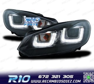FAROS VOLKSWAGEN VW GOLF 6 LUZ DIURNA LED TUBE LIGHT 08-12 F