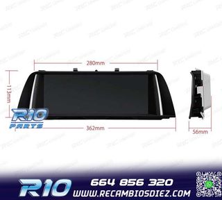 RADIO GPS ANDROID 12 BMW F10 F11 10-13 CIC