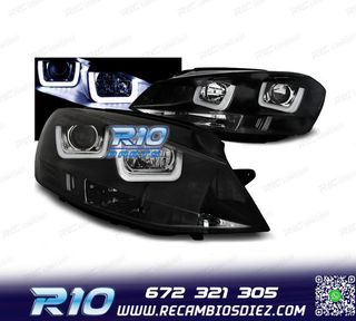FAROS VOLKSWAGEN VW GOLF 7 12-17 GTI LUZ DIURNA LED FONDO NE
