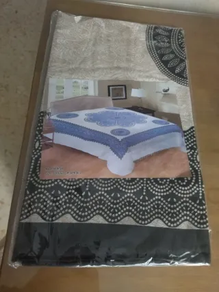 Tapiz Mandala Grande Beige y Negro