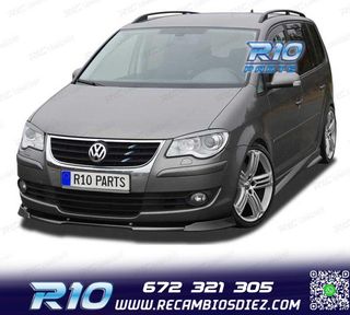 SPOILER FRONTAL PARA VOLKSWAGEN VW TOURAN 03-06 LOOK R LINE