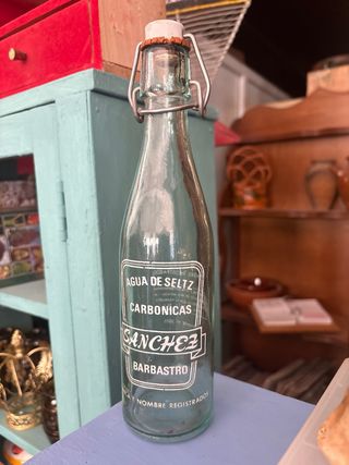 Botella Antigua Gaseosa Sanchez Barbastro