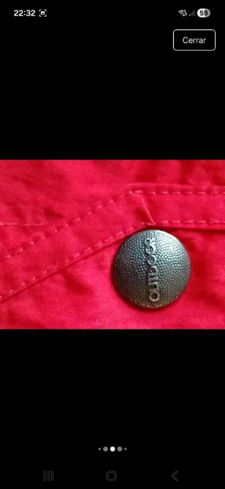 Cazadora fina Outdoor roja