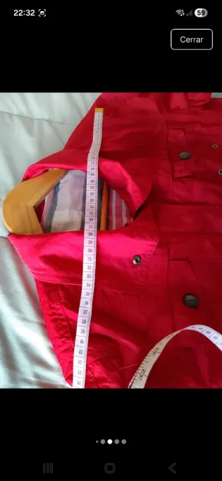 Cazadora fina Outdoor roja