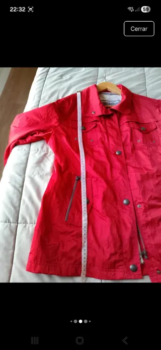 Cazadora fina Outdoor roja